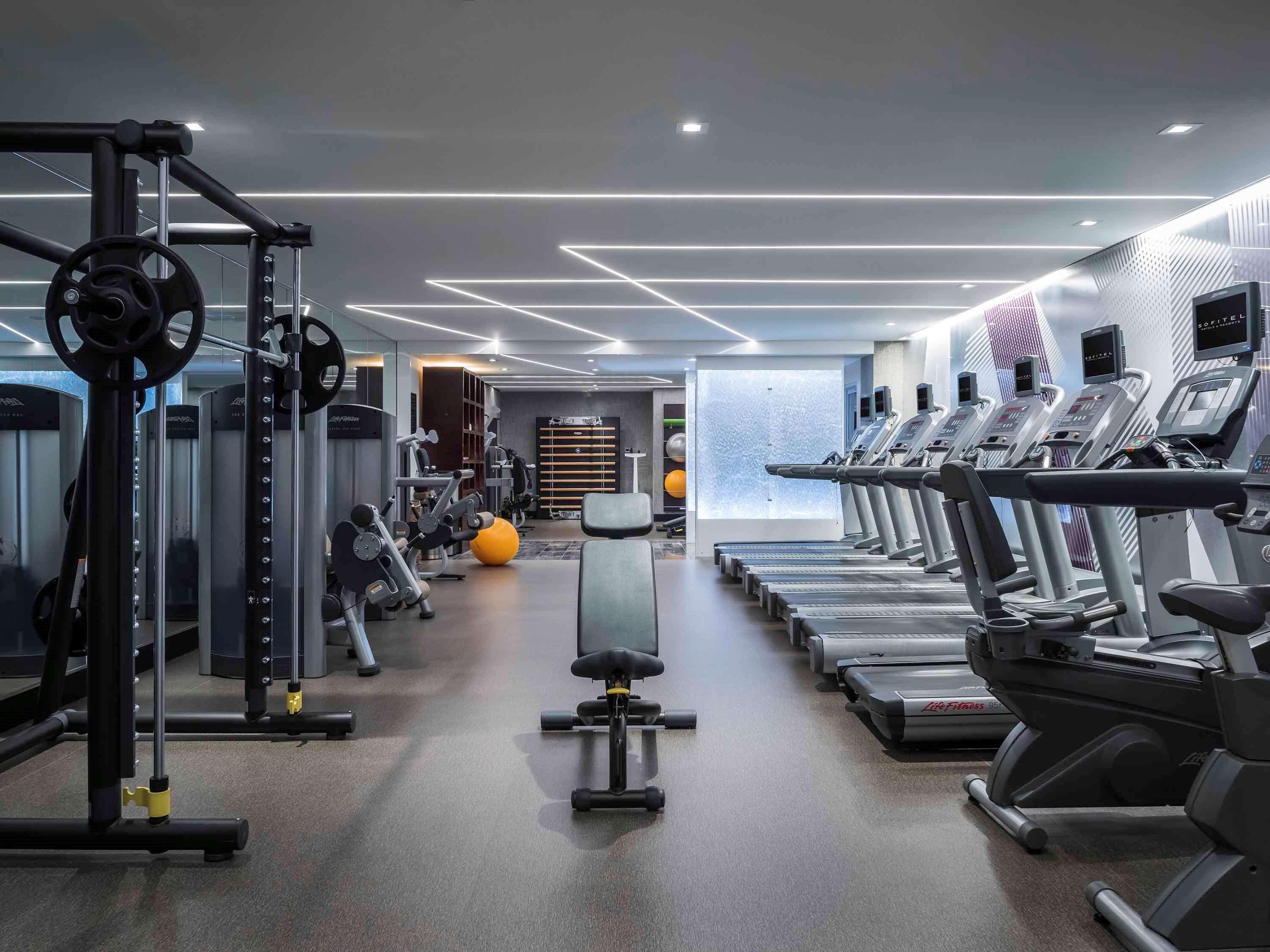 فندق سوفيتيل شيكاغو ماغنيفسنت مايل المظهر الخارجي الصورة The gym at the hotel